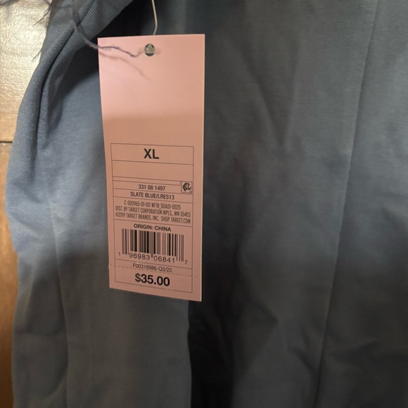 Women's Sleeveless Feather Trim Bodycon Dress - Wild Fable Size XL Slate Blue - Picture 6 of 6